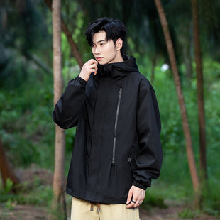 男款外套春季2025新款痞帅开春秋休闲夹克春天上衣高级感爆款衣服