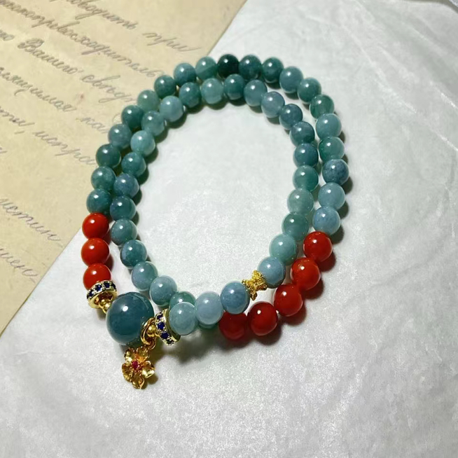 SZH0929-「玉中灵韵」手串｜冰润质感东方贵气的千年传承