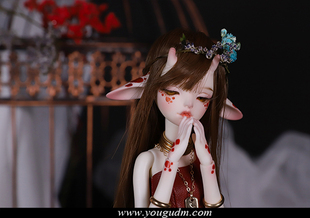 现货】bjd幽谷1/6人马精灵卡莎小鹿六分特体小喵汪四蹄动物