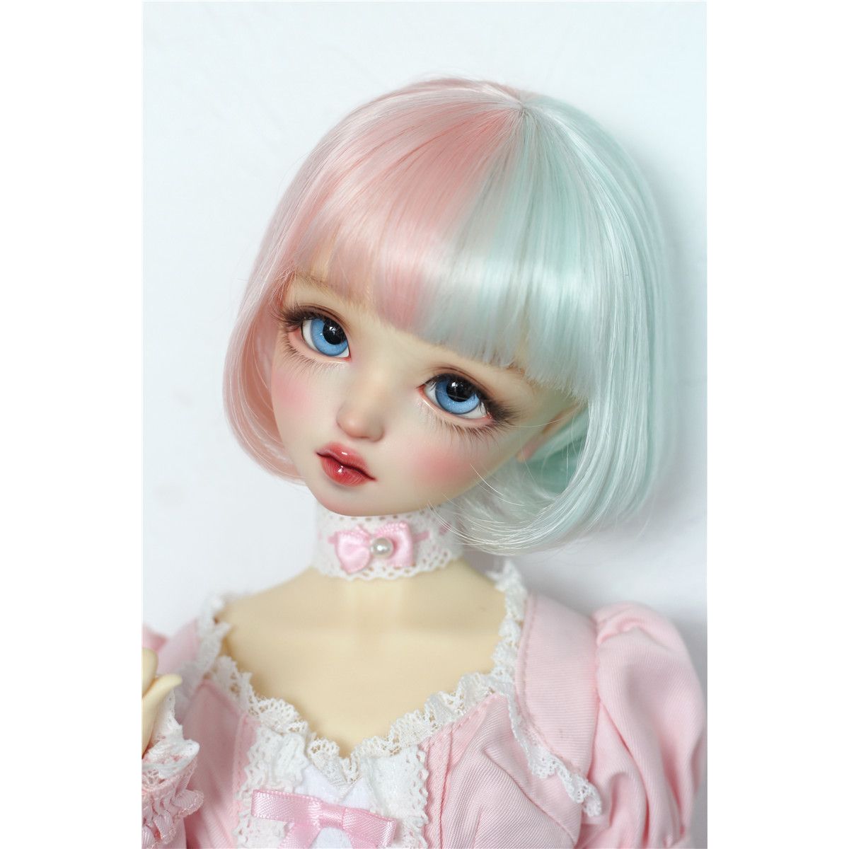 星球星球高温丝拼色假毛现货