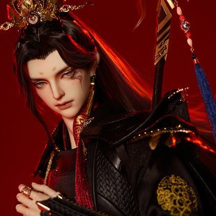 bjd龙魂灭蒙70叔魔尊战神sd娃1/3人形裸娃全套古风新陇中杂记
