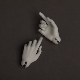 DollZone45CM特四狗狗男体4分BJD娃娃手型脚型高跟脚三件套DZ配件