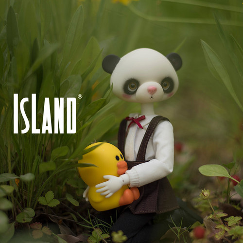 bjd-岛社1/6熊宝女儿 （sd娃娃同类正版）Island萌宠动物熊猫
