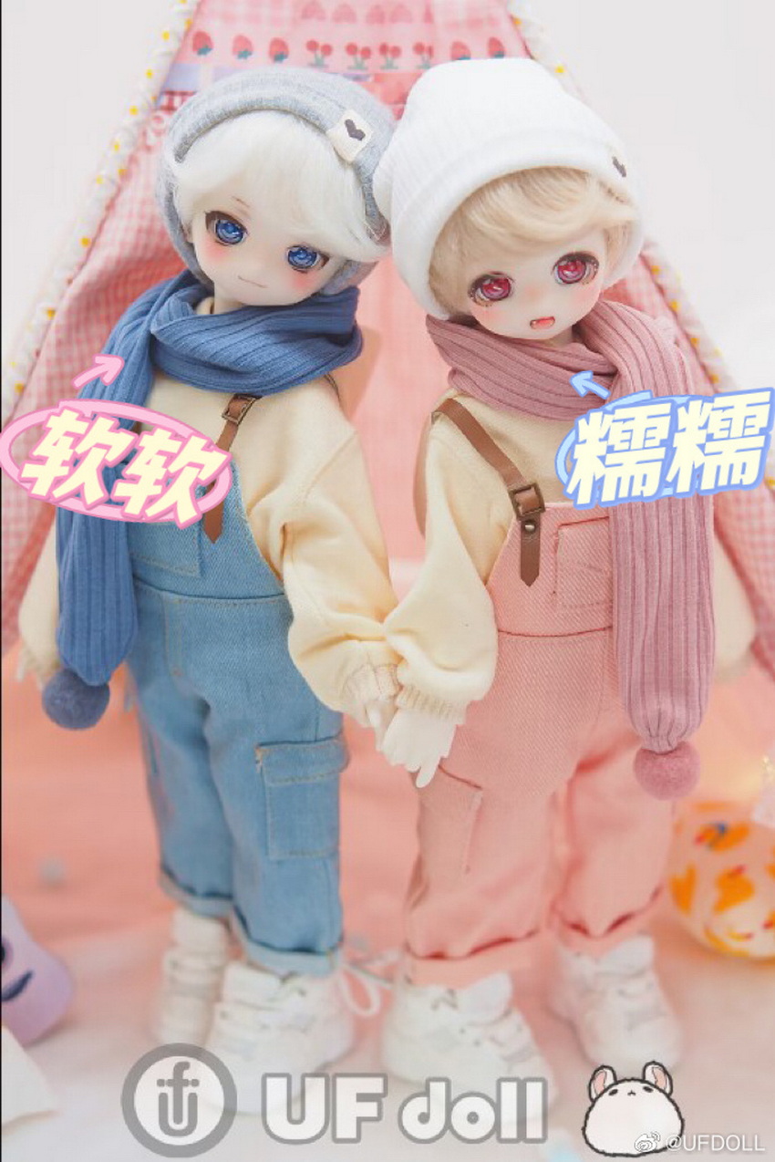塑胶bjd娃娃UFdoll六分软软糯糯