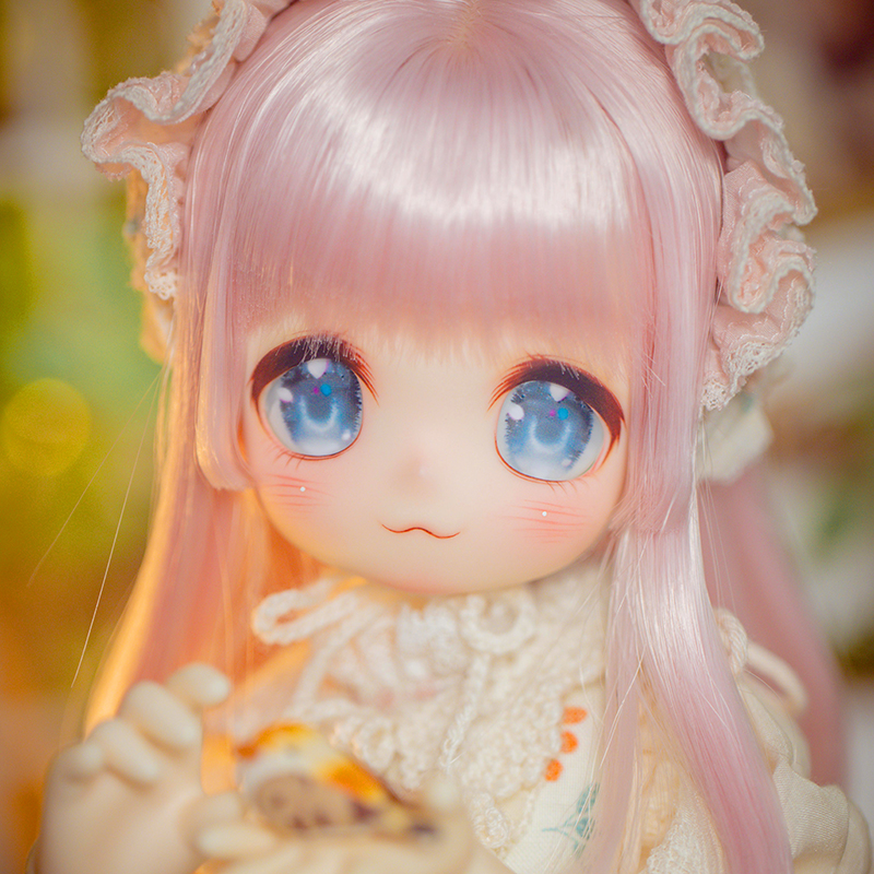 【关仓】bjd黑曜石1/4舒芙蕾爱心体(sd娃娃xaga卡通二次元脸四分