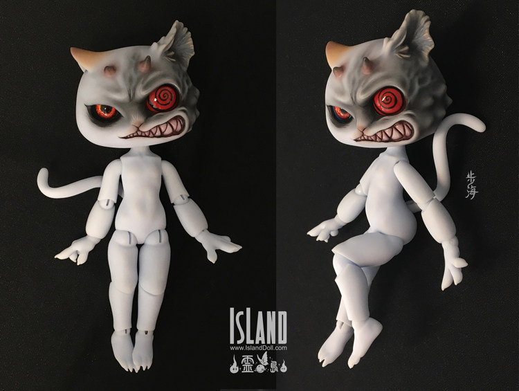 BJD-岛社-灵之岛-1/12 Lenore喵大锤狂化版裸娃无妆