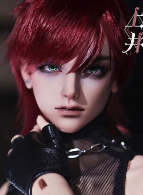 bjd-TD上井75普叔1/3机车手72男皮衣渔网sd娃新Telesthesia三分