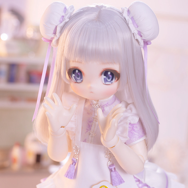 【关仓】bjd黑曜石1/4可丽饼爱心体(sd娃娃xaga卡通二次元头四分
