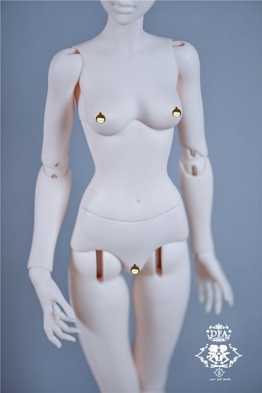 bjd- df-a 1/3女体素单体配身体(sd娃娃同类正版)球形关节三分