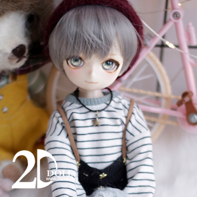 bjd娃娃2D男女1/6咕咕