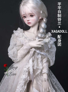 bjd芊芊自制铃兰配身4分C女体配身调色团xaga小喵汪1/4