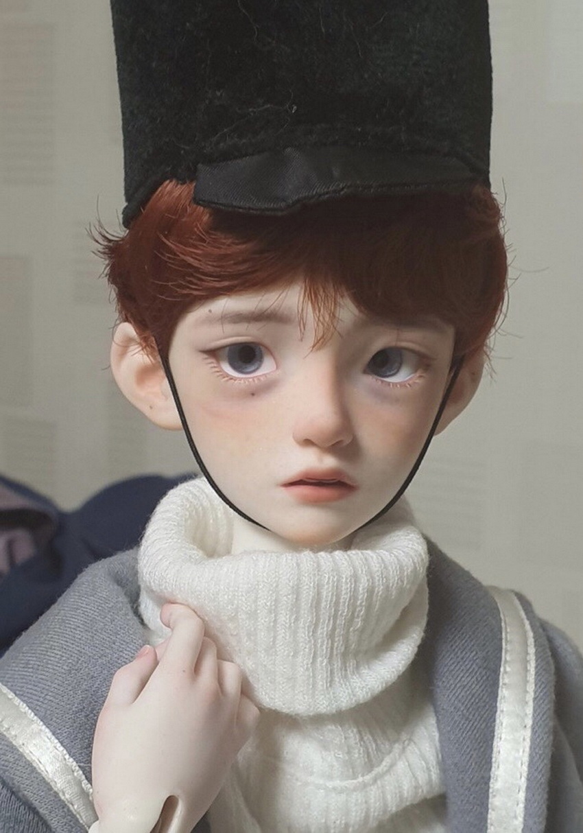 调色团bjd娃娃爱心弟弟单头配身