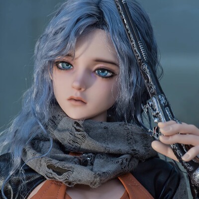 bjd-2d霜降64大女68女sd娃小喵汪2ddoll裸娃全套三分3分