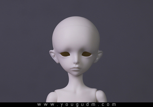 bjd幽谷无虑1/6男娃素头单头（sd娃娃同类正版树脂配件）六分