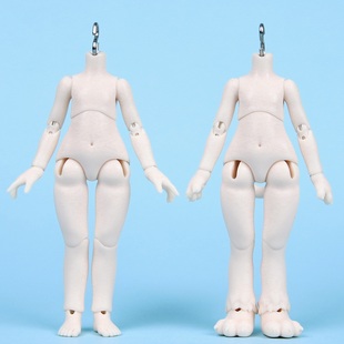 bjd糖果星系1/12人体兽体单体素体配身体sd娃ob人形12分gsc