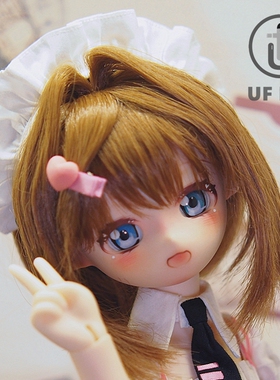 bjd塑胶UF女1/4小芯卡通sd娃4分人形四分熊熊体ufdoll