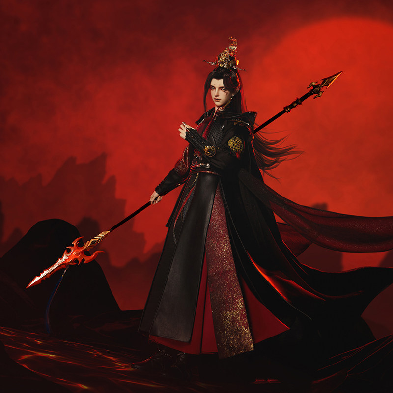 【现货】bjd龙魂叔官服灭蒙官服73BC-0069娃衣70叔80男古风1/3男