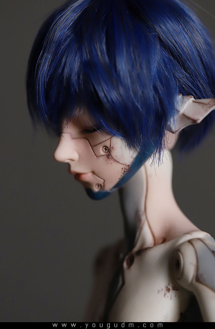 【关仓】bjd幽谷1/4兰斯男人鱼(sd娃娃同类正版树脂四分兽版人形