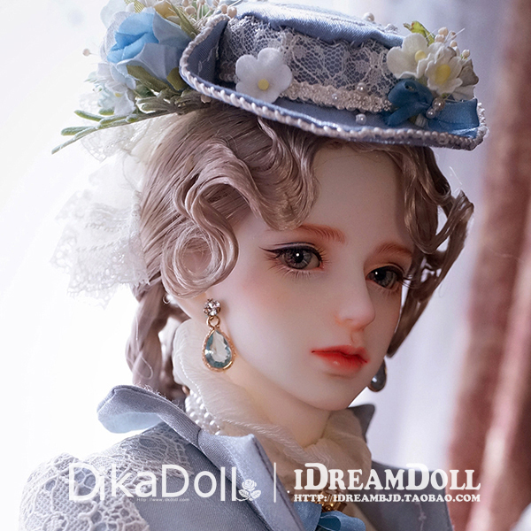 bjd-DK官服-dikadoll65大女洋装王妃汀娜礼服套装欧风娃衣假发-封面