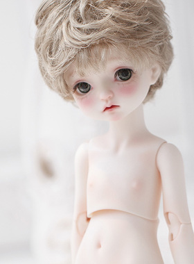 bjd-myou男1/6大球体梨形六分单素体配身体sd娃娃同类正版树脂