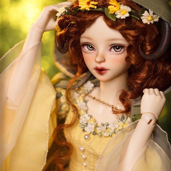 bjd-MYOU女1/4黛西Daisy（sd娃娃树脂人形四分羊女兽版人形神话