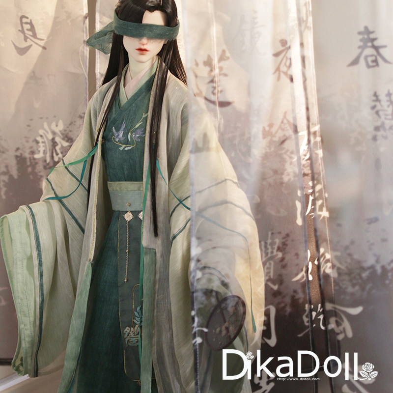 bjd叔DK古装艾青官服装68男1/3古风衣服sd娃娃同类正版配件dika