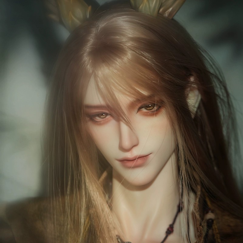 乘黄75叔龙魂人形社上古传说BJD娃全套裸娃国风汉服3分男小喵汪