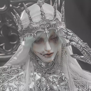 RD鲍德温四世麻风王面具80叔75叔戒之人形BJD裸娃SD叔体男全套