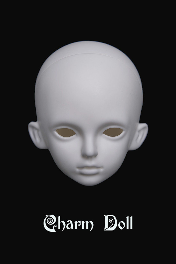 bjd-cd男1/4哆米Domi 素头(sd娃娃同类正版树脂配件)