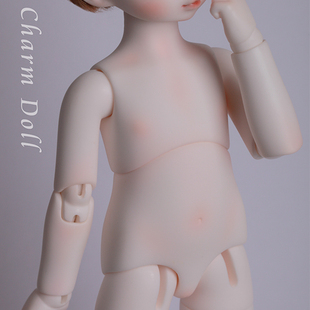 bjd-CD男女1/6素体身体单体(sd娃娃人形小喵汪配身调色六分