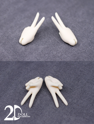 bjd娃娃2d树脂配件手型脚