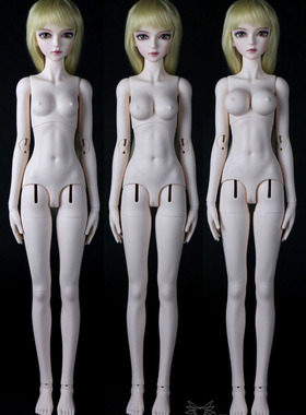 bjd-myou 1/3-素体/身体/单体/女体（sd娃娃同类正版）球形关节