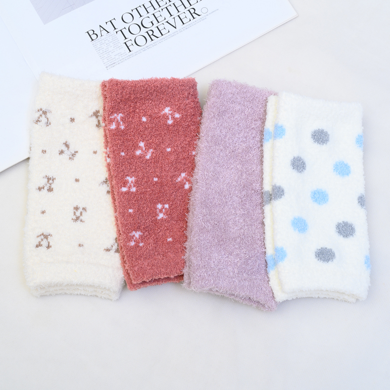 日系软绵绵新生儿袜套婴儿护膝爬行秋冬防寒保暖护腿袜套护肘护臂