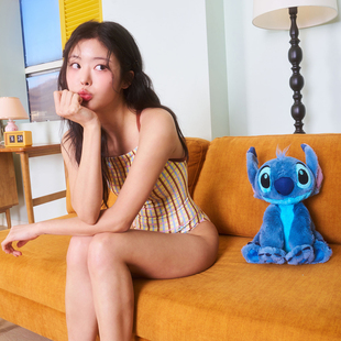 SENTI迪士尼泳衣星际宝贝史迪奇stitch专业速干低阻游泳衣送胸垫