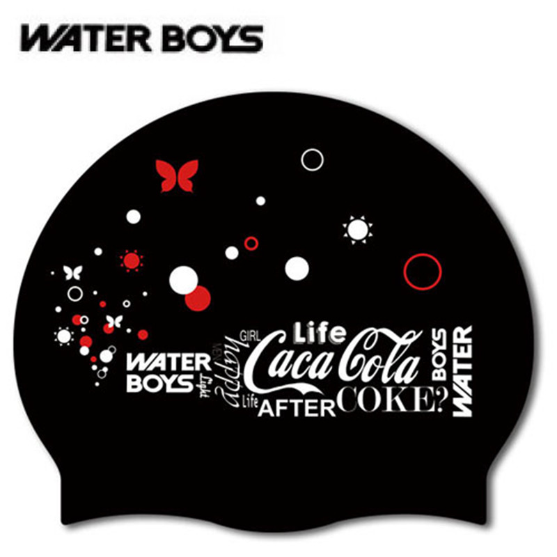 韩国泳帽waterboys漂亮个性