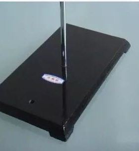 中号铁架台 实验室铁方台 140*200*560mm 玻璃仪器滴定管固定架