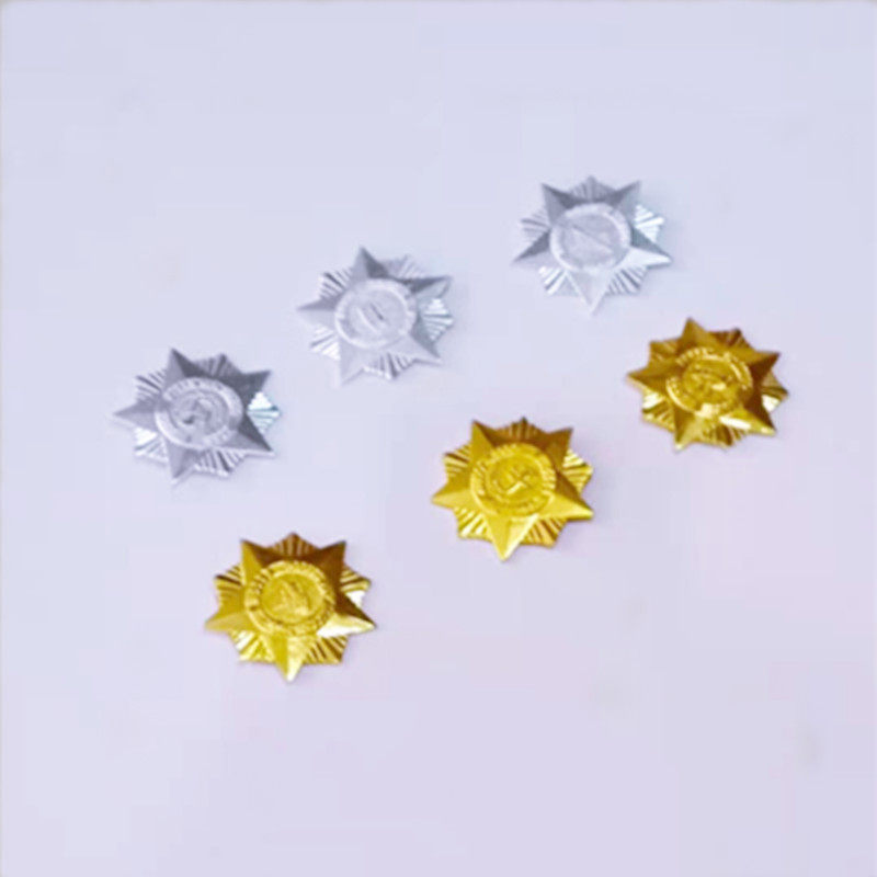 金色银色胸徽胸章文工团胸章演出服胸章胸徽舞台歌手道具服装配饰