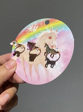 HM欧美正品包邮戒指组一套特价