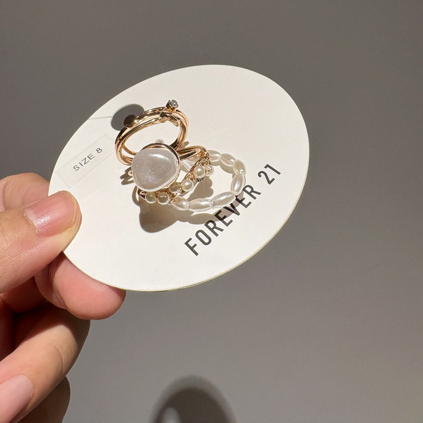 FOREVER21正品包邮欧美戒指组