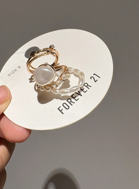 FOREVER21正品包邮欧美戒指组