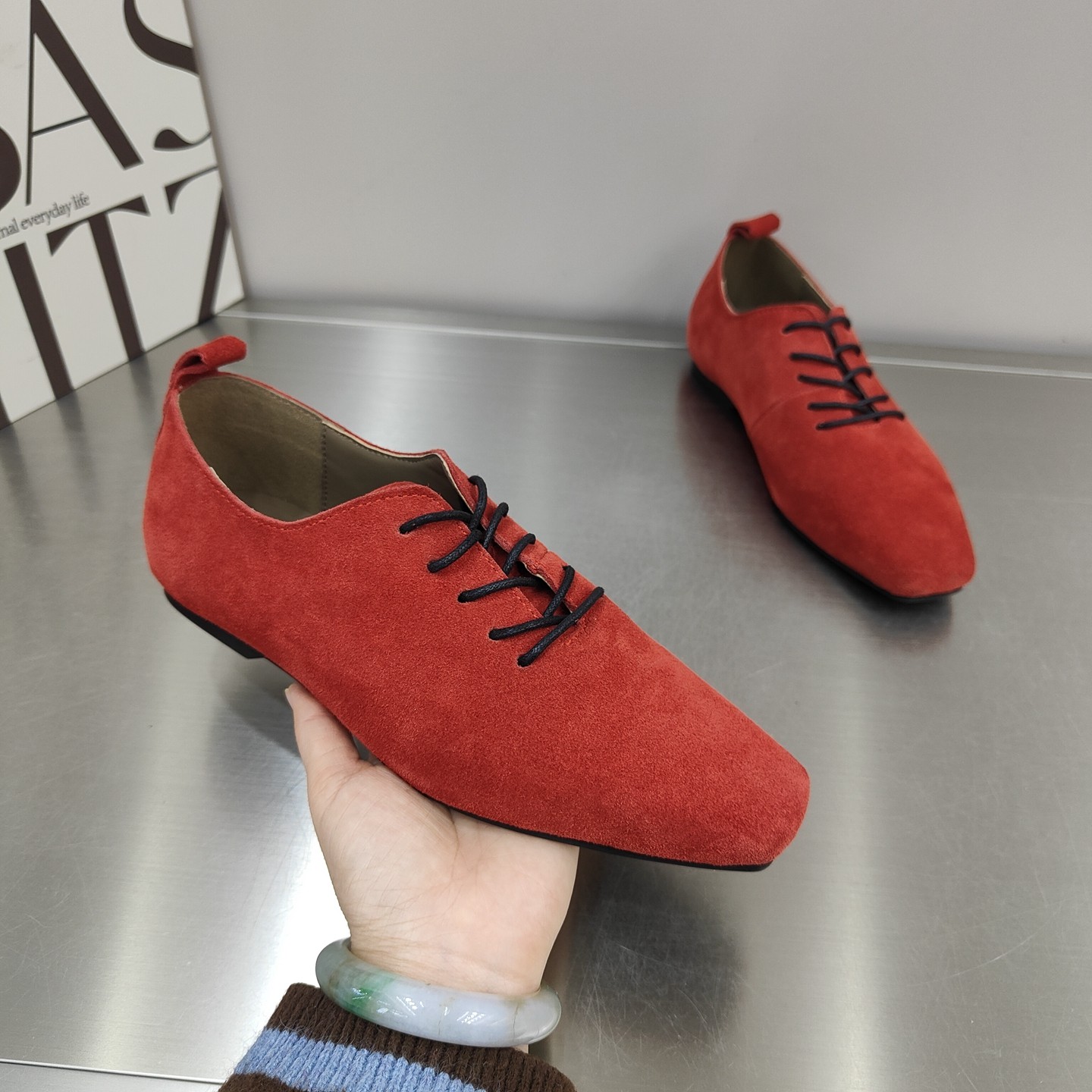 英伦风磨砂皮德比鞋女2026早春新款方头系带平底舒适百搭深口单鞋,女鞋,牛津鞋/布洛克鞋/德比鞋,淘宝优惠券,粉丝福利购,淘宝优惠卷