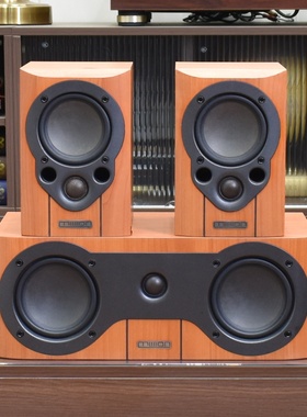 二手原装英国美声 MISSION中置+环绕3件套，中置M3C2i ，环绕M30i