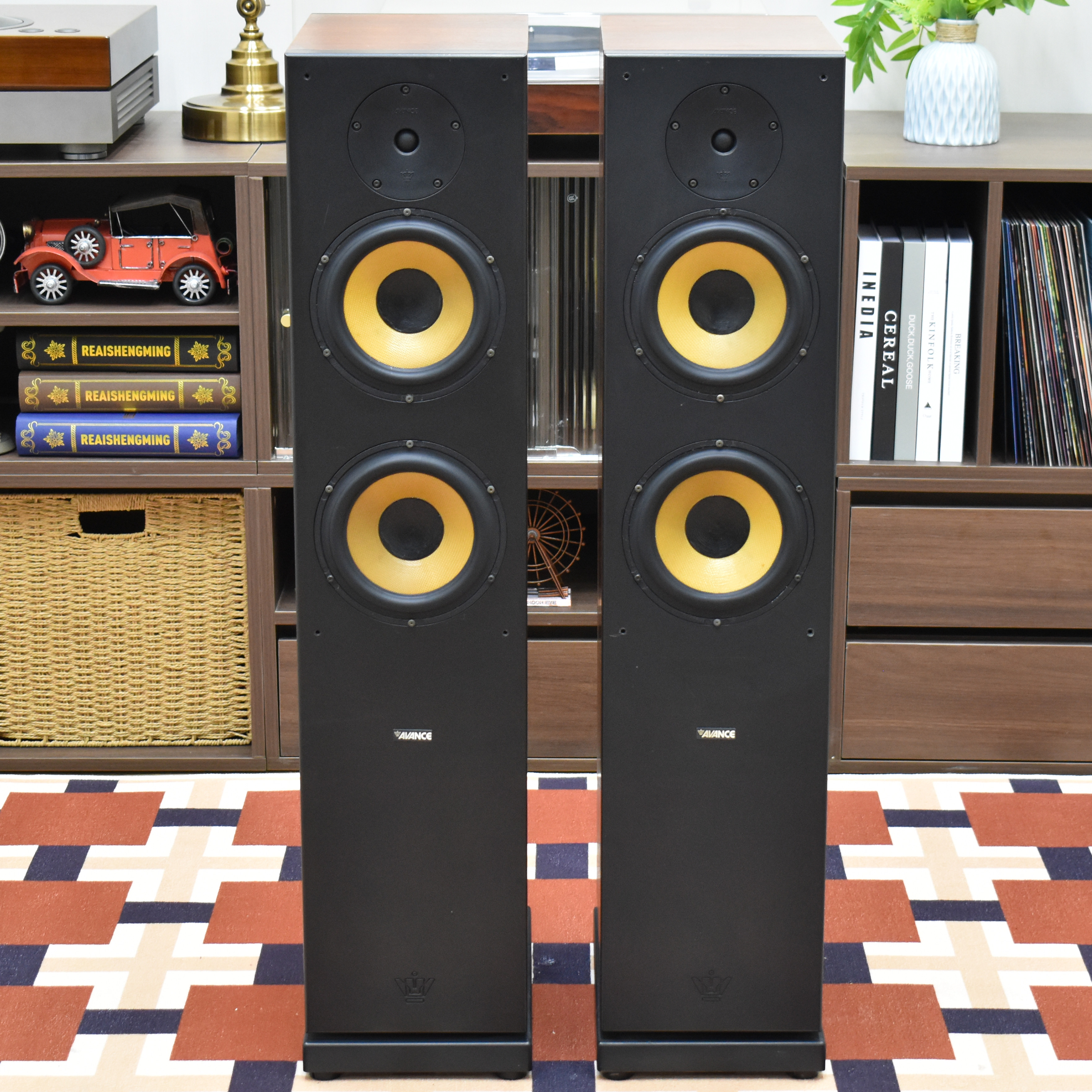 二手原装丹麦进口AVANCE皇冠EPSILON 980发烧双6.5寸落地音箱正品