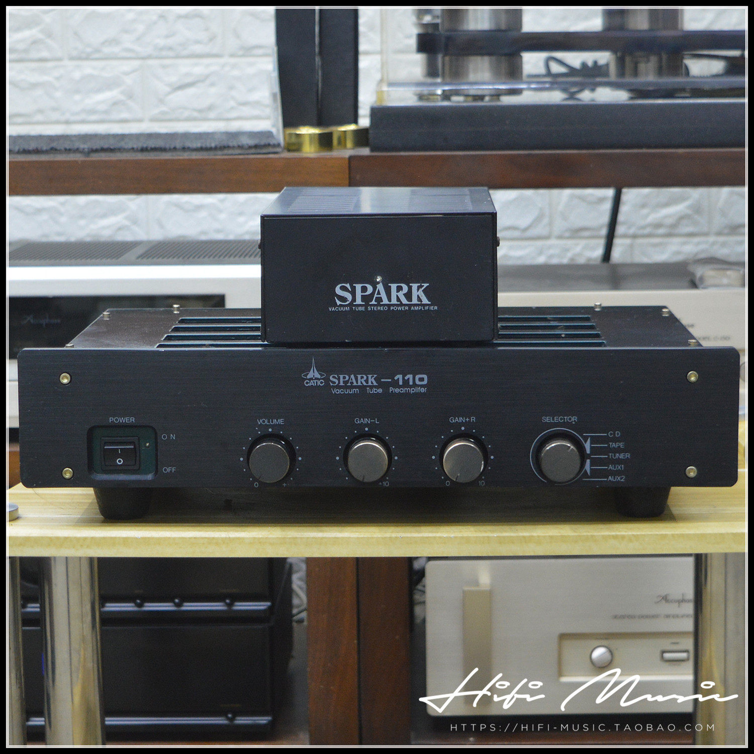 二手原装正品Cayin/斯巴克-110 hifi发烧KT88 胆机前级220V