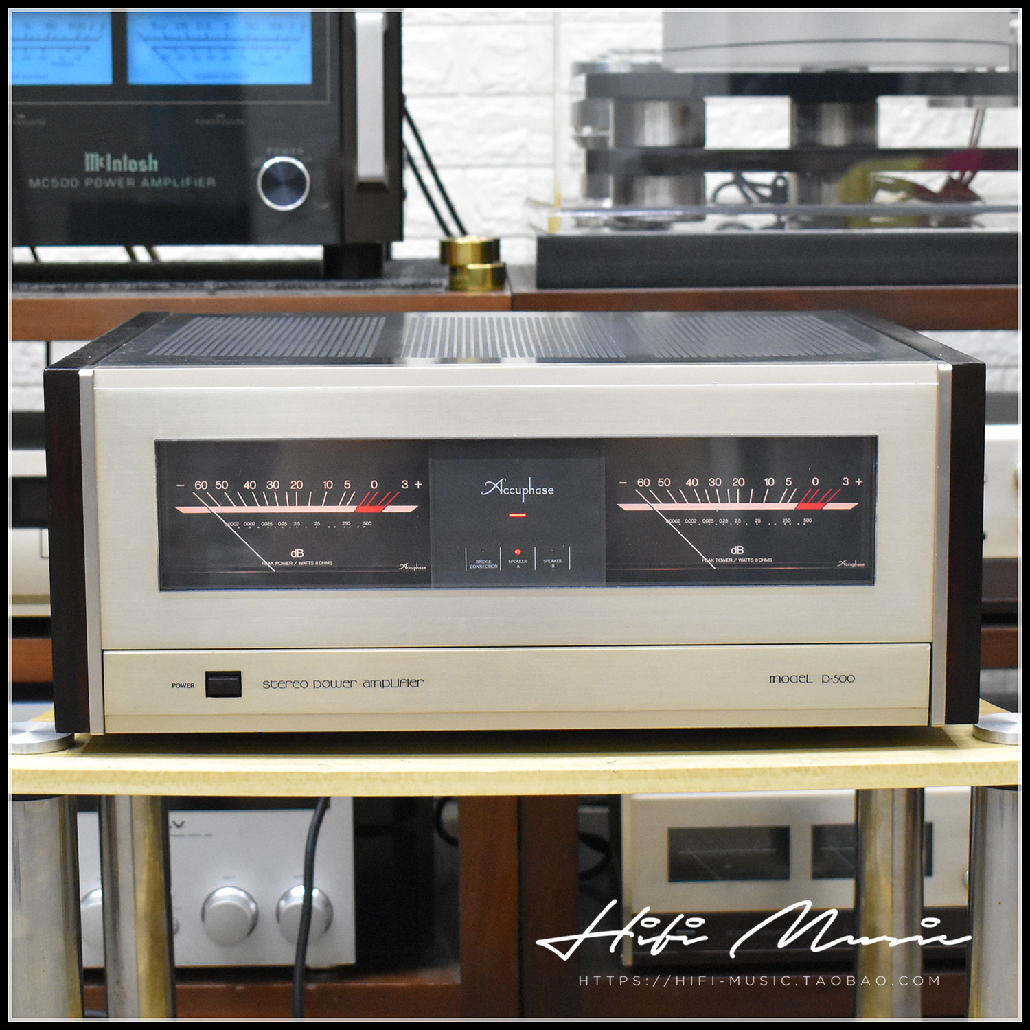 二手原装日本进口 Accuphase/金嗓子 p-500 HIFI纯后级功放220V