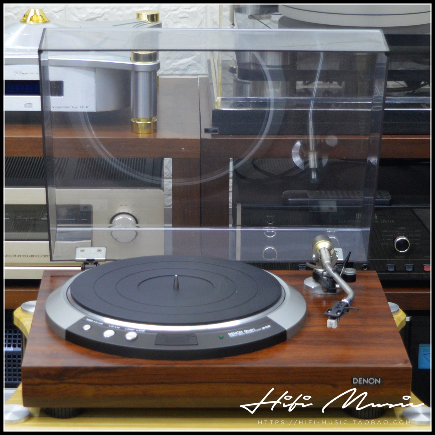 二手原装日本进口 DENON/天龙 DP-50M hifi发烧黑胶唱机 100V