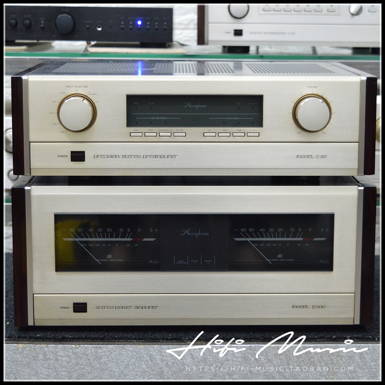 原装日本进口 Accuphase/金嗓子 C-270 P-500 hifi发烧前后级220V