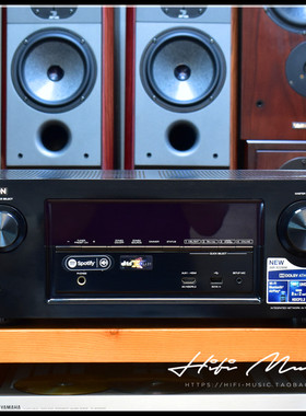 日本Denon/天龙AVR-X2200W家庭影院AV功放蓝牙4K大功率全景声7.2