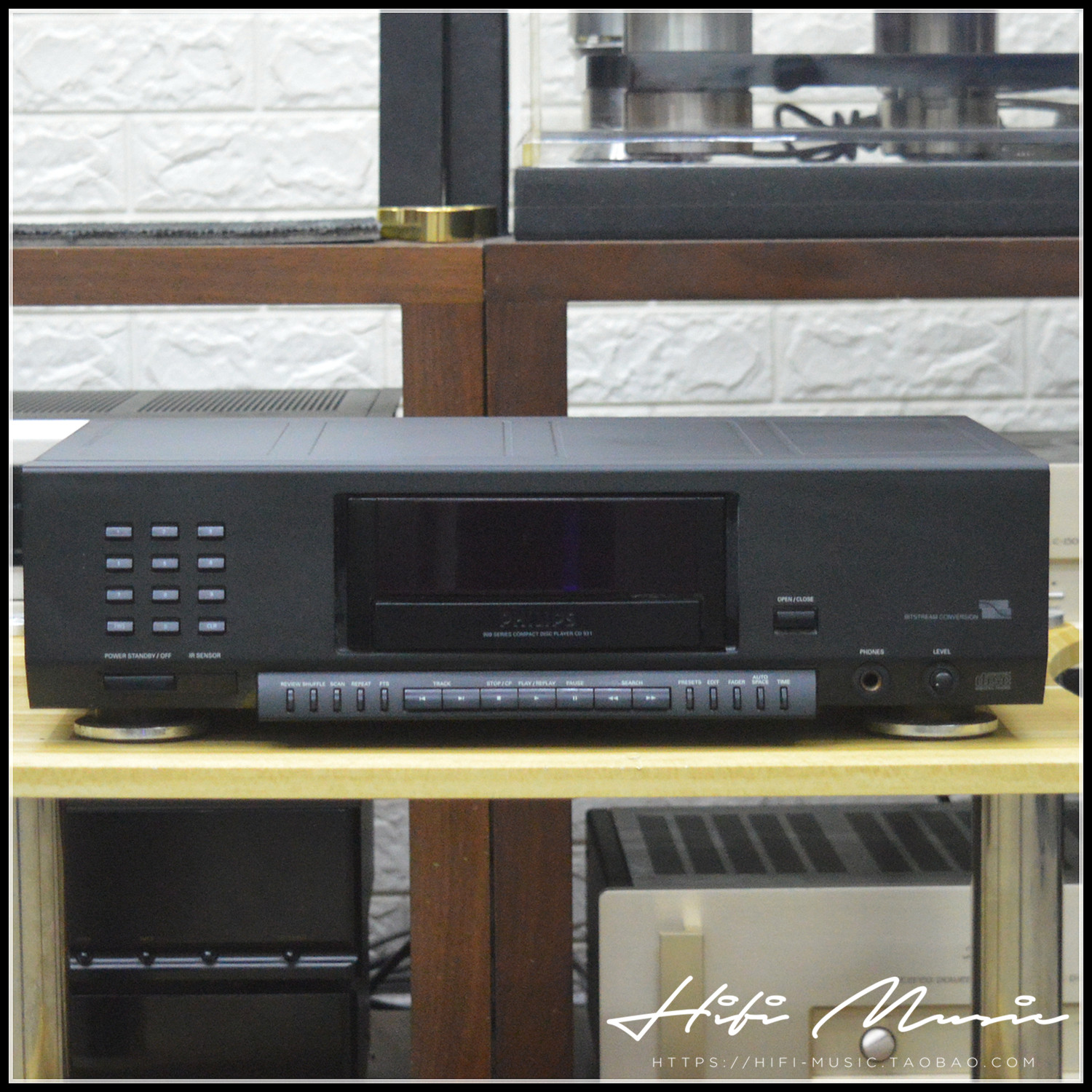 二手原装日本进口Philips飞利浦 CD-931 发烧家用CD播放机播放器