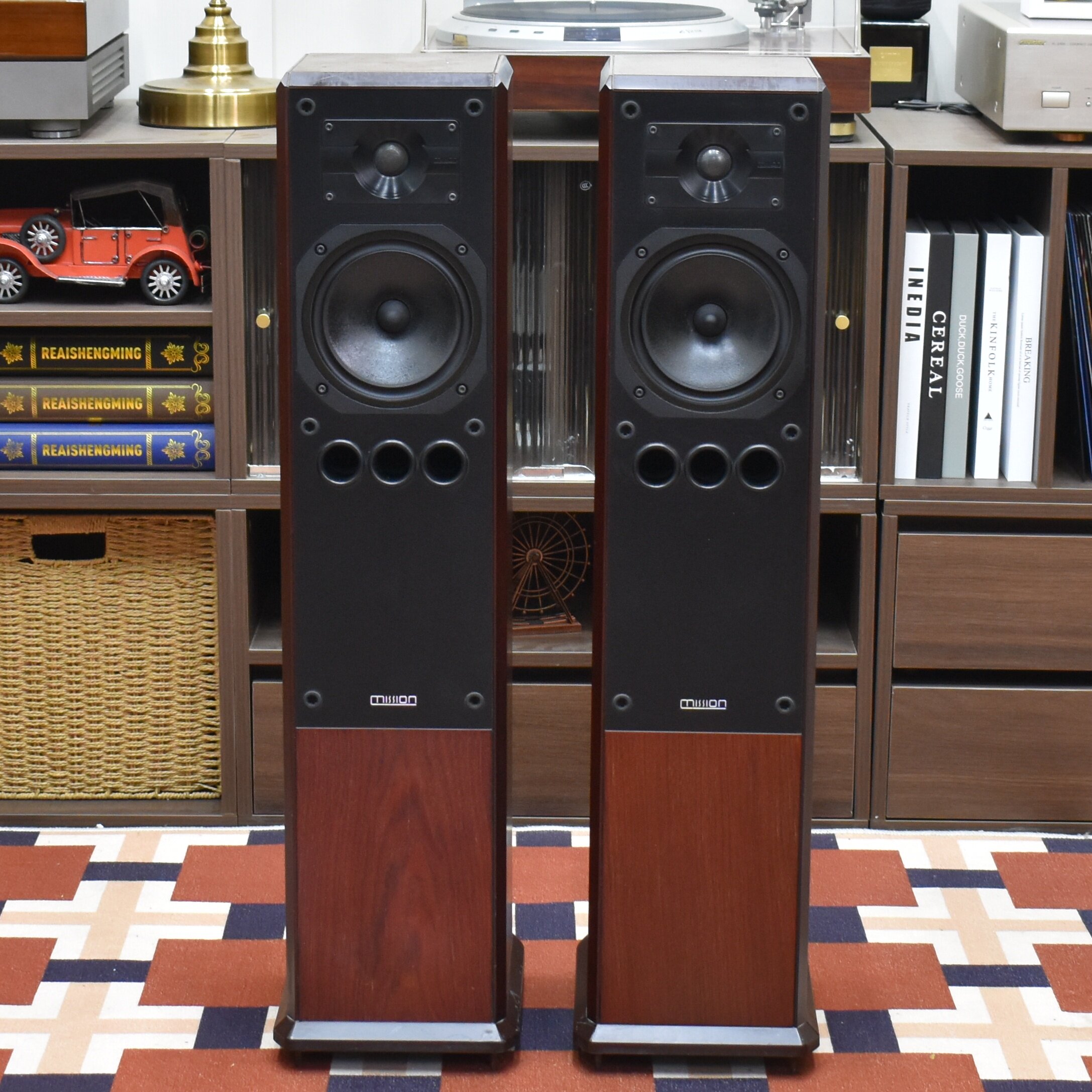 二手英国原装进口Mission美声752波斯王子HiFi落地式音箱原装正品
